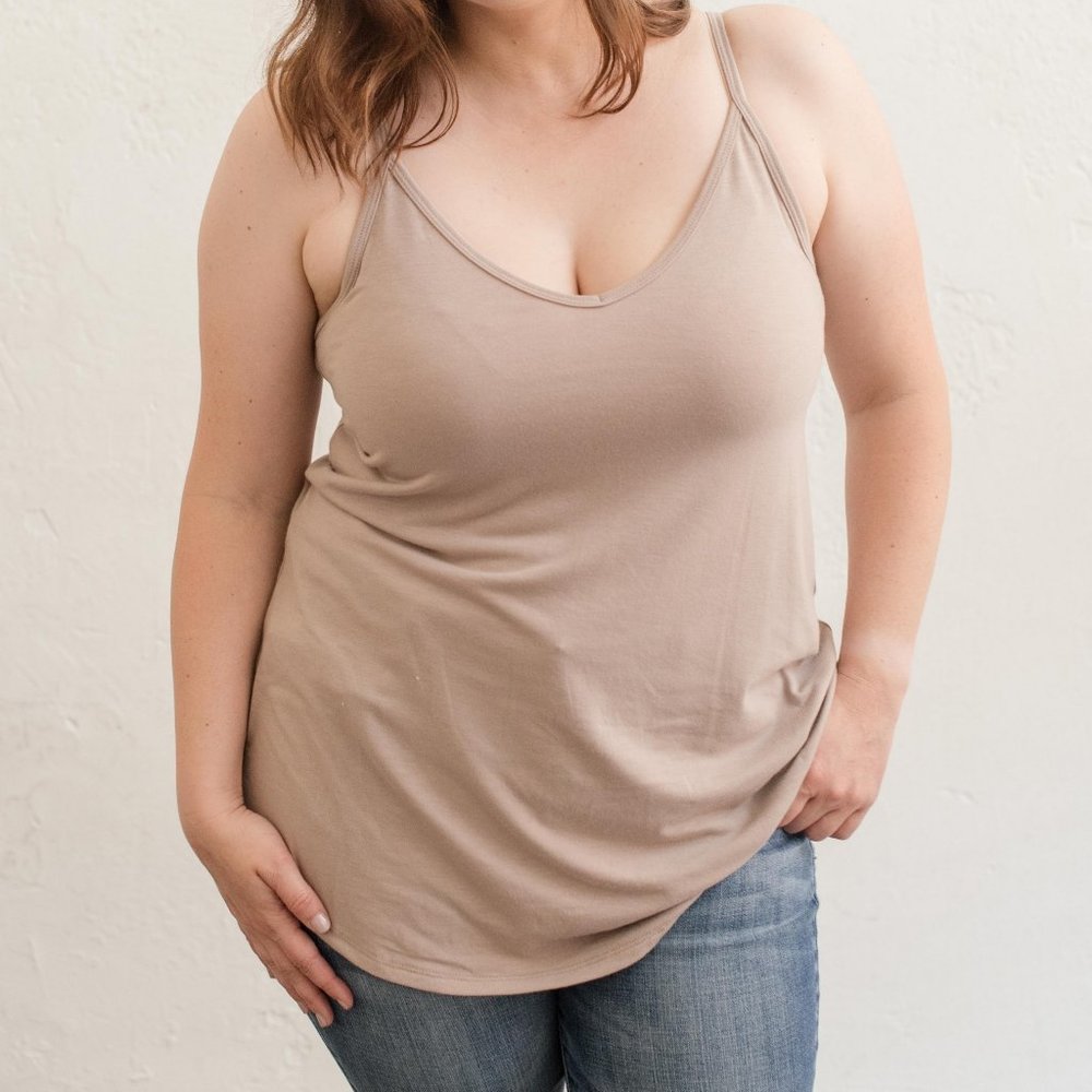 Adore Me  - Ash Mocha Tank Top